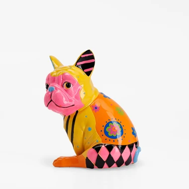 Patchworková stojící dekorace PES