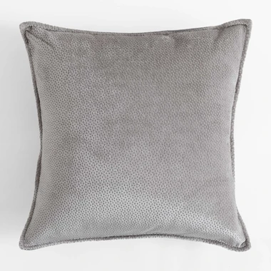 Poszewka dekoracyjna szara RIANO 45x45 cm