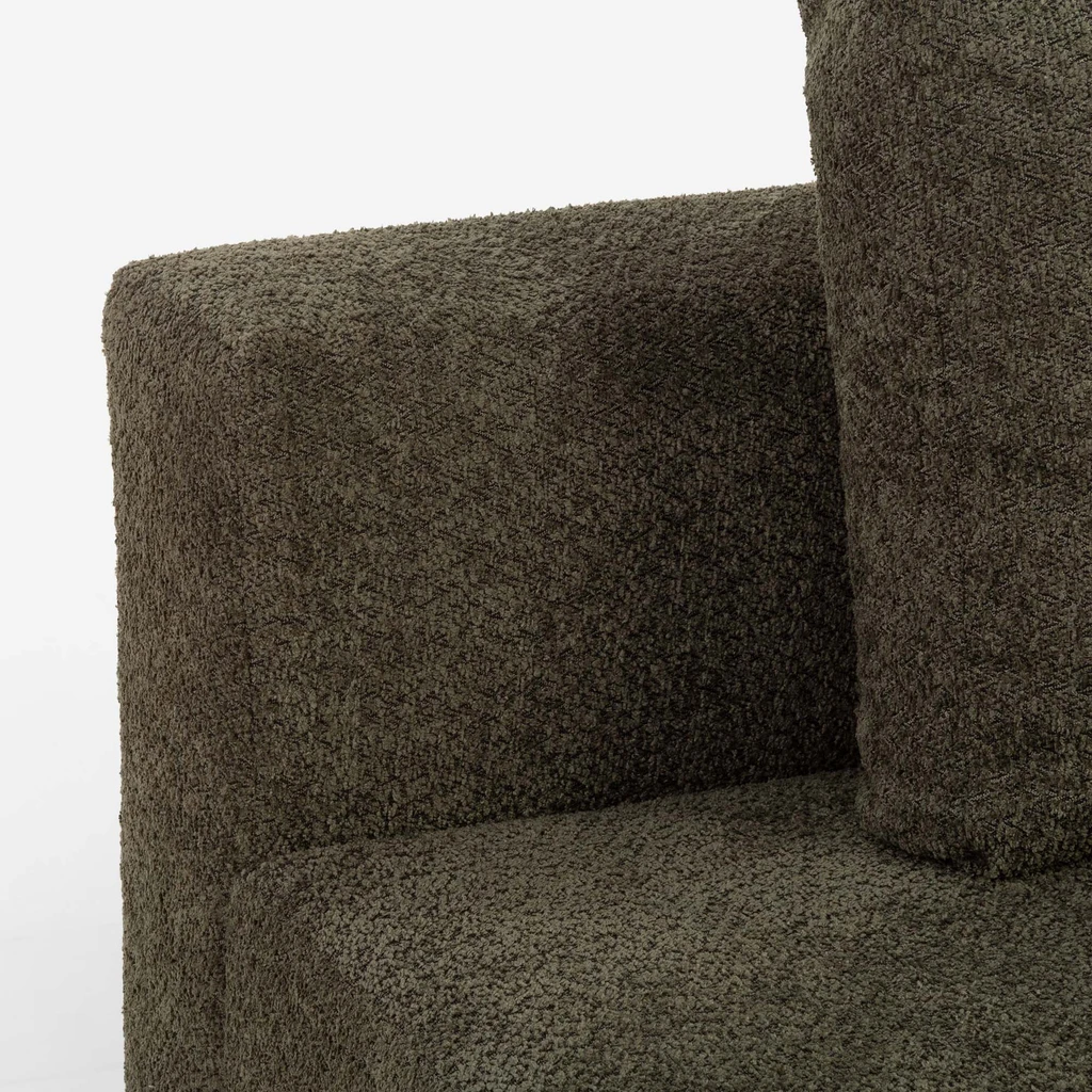 Zielone oparcie na poduszki