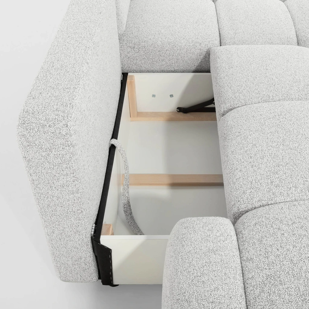 BIANCO O w odcieniach bieli i szarości wprowadza do wnętrza spokój i lekkość.