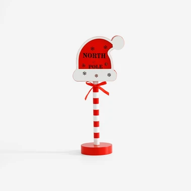 LED dekorace ČEPICE SANTA CLAUSE 30 cm