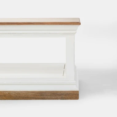 Rustikální konferenční stolek starý ořech ALVERA 120 cm