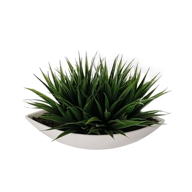 Umělá tráva v květináči 18 cm