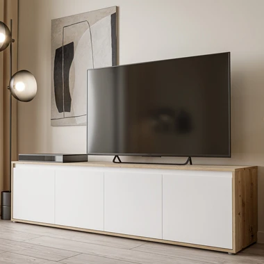 Čtyřdveřová TV skříňka SKELPE