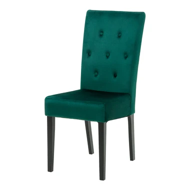 Zelená čalouněná židle VENES