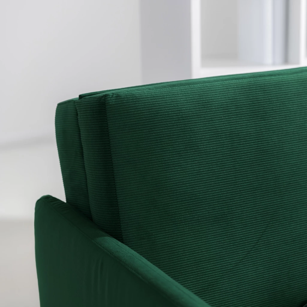 Sofa amerykanka zielona 93 cm MIKE