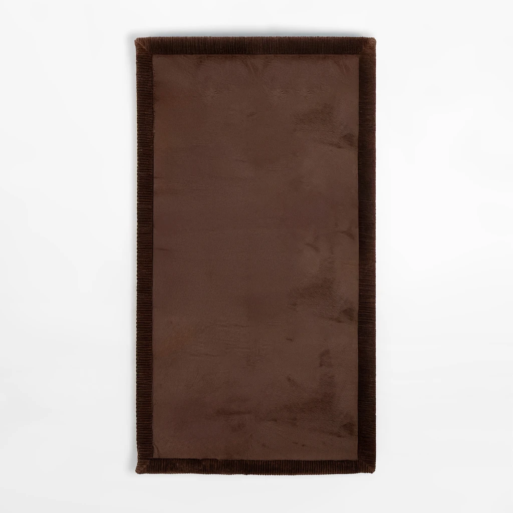 Hnědý koberec do předsíně PUFFY SOFT 80x150 cm