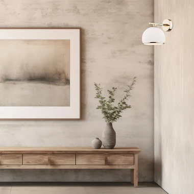 Klasické mosazné nástěnné svítidlo MARBELLA