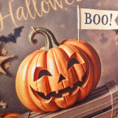 Dekorativní polštář BOO! Happy Halloween 40x40 cm