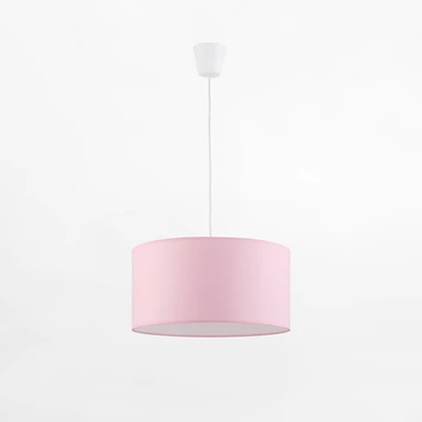 Růžové závěsné svítidlo RONDO KIDS