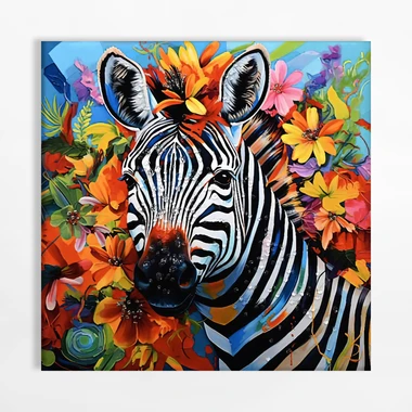 Obraz na plátně ZEBRA II 60x60 cm