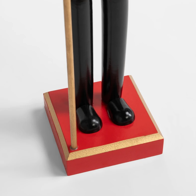 Figurka červeno-zelená LOUSKÁČEK 81 cm