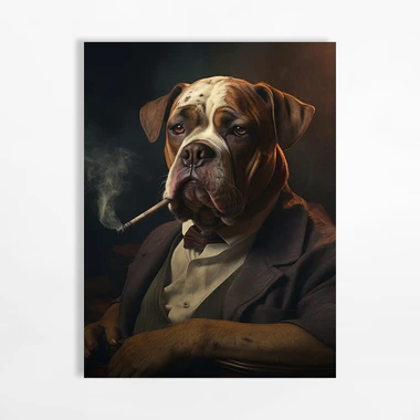 Obraz na plátně BUSINESSDOG II 30x40 cm