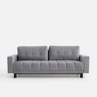 Šedá rozkládací pohovka CARO