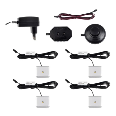 Osvětlení 4-bodové DOJO LED 3D s vypínačem, teplá barva