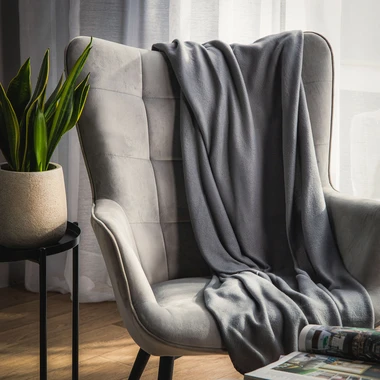 Fleecová deka PRIMA 120x150 cm, černá