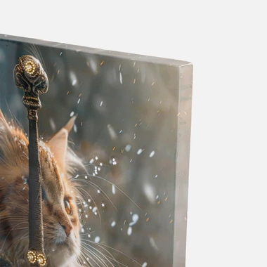 Obraz na plátně, chrabrý kocour, 40x60 cm