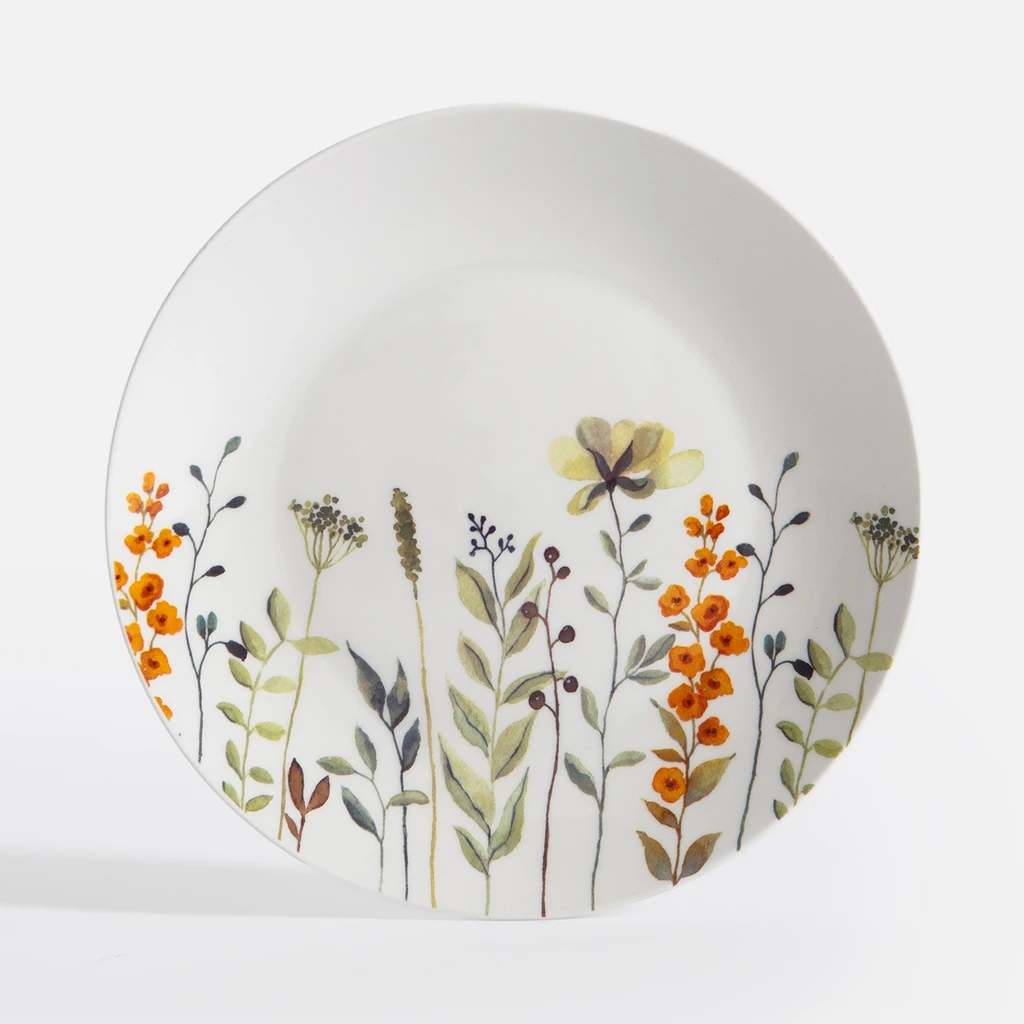 Porcelánový dezertní talíř jarní květiny 20 cm