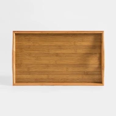 Bambusový skládací snídaňový stolek 50x30x21 cm