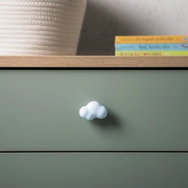 Nábytková dětská úchytka modrá KIDDON OBLÁČEK