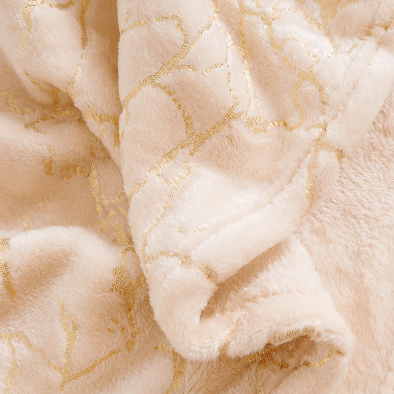 Béžová deka MARMO 150x200 cm