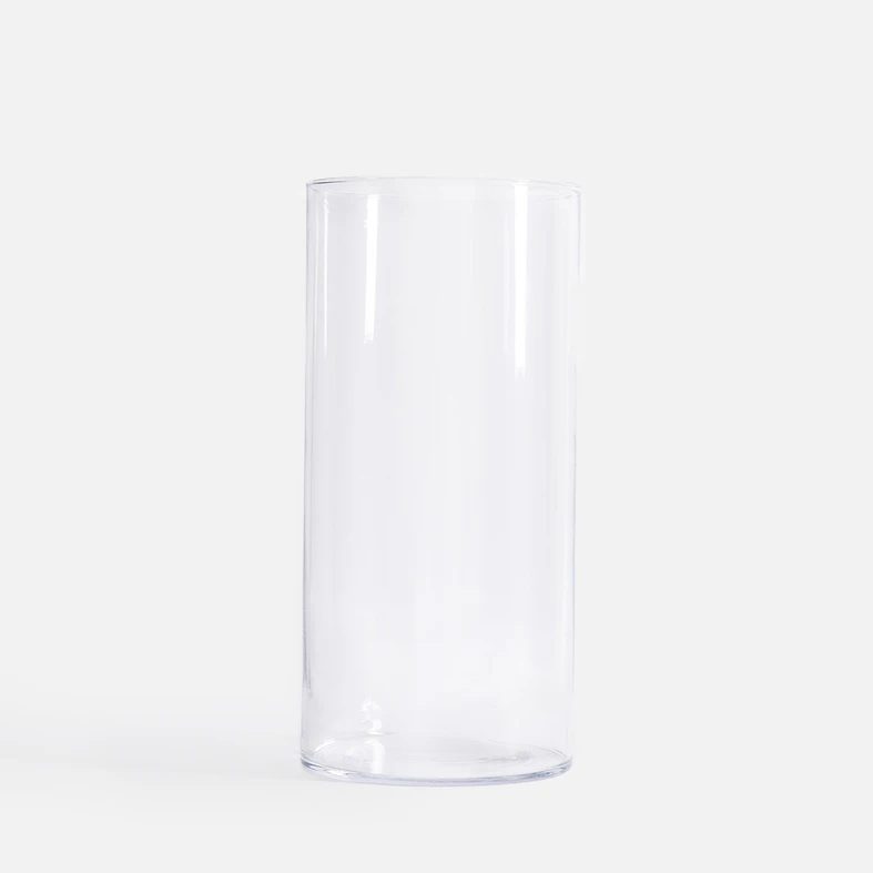 Skleněná váza VÁLEC 40 cm