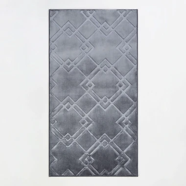 Šedý koberec 3D VIVA 80x150 cm