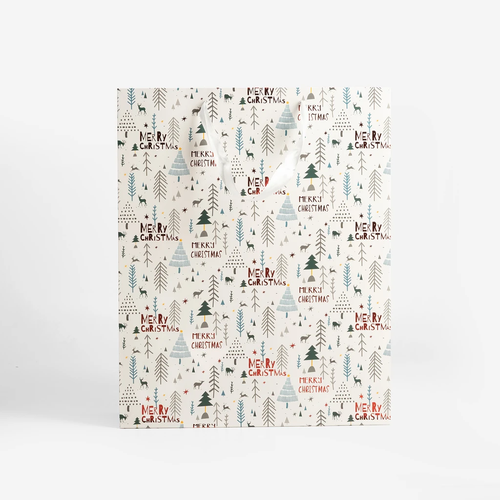 Vánoční dárková taška 41 cm MIX