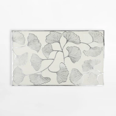 Stříbrné prostírání 45x30 cm