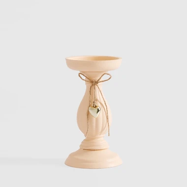 Vintage svícen na jednu svíčku 20 cm