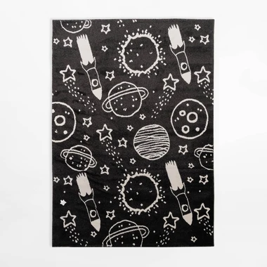 Koberec se vzorem vesmíru HAPPY, 160X230 cm