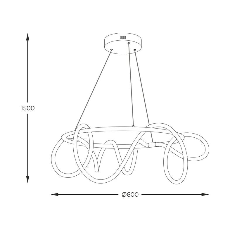 Design lampy BALBO pasuje do wnętrz opartych na nowoczesnej stylistyce i oszczędnej, minimalistycznej wymowie.