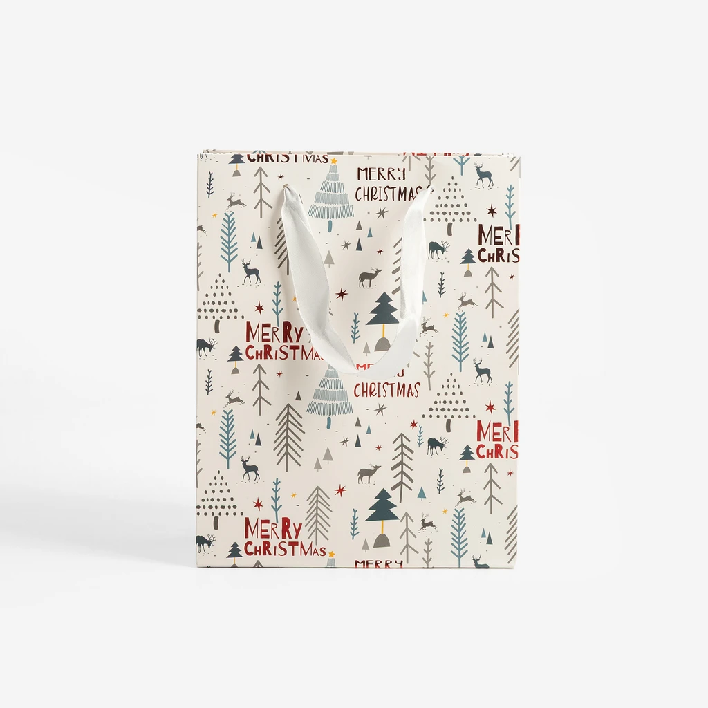 Dárková taška vánoční motiv 23 cm MIX