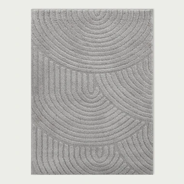 Šedý koberec LA CASA 3D 200x290 cm