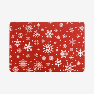 Vánoční prostíraní červené 30x45 cm