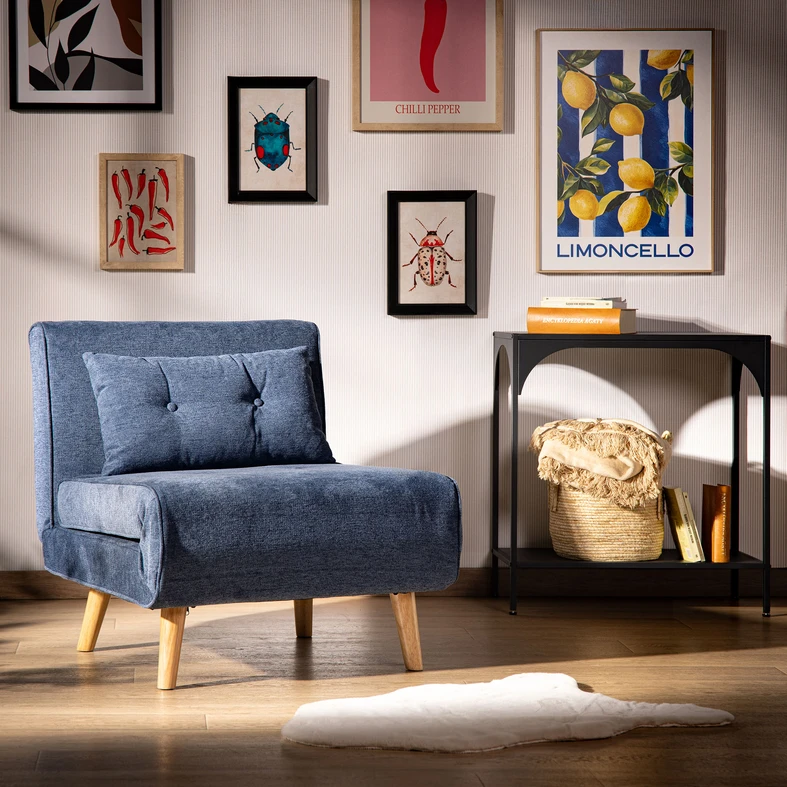 Obraz modrý hmyz BEETLE 21x30 cm