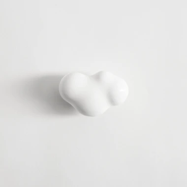 Nábytková dětská úchytka bílá KIDDON OBLÁČEK