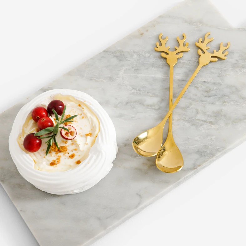 Sada lžiček s ozdobným koncem RUDOLF 4 ks