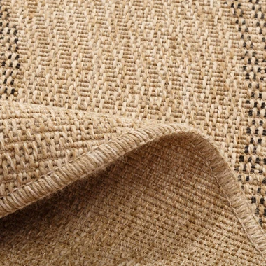 Venkovní koberec COMILLA, béžovo-černý, 120 cm