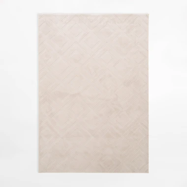 Geometrický koberec MODERNO, krémový, 120x160 cm