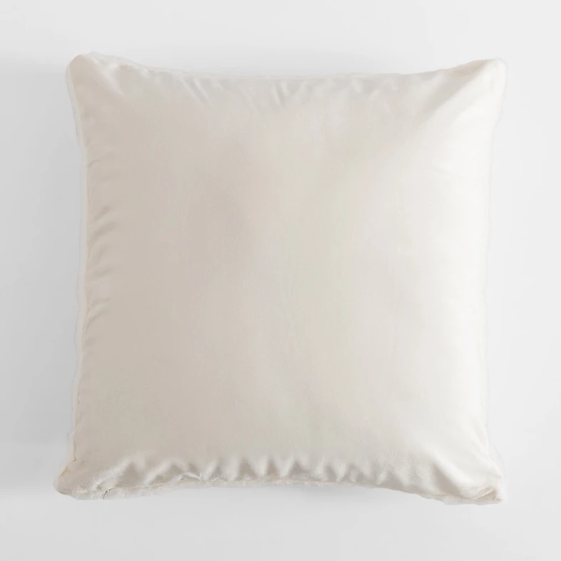 Vánoční povlak na polštář s větvičkou bílý LUCA 45x45 cm