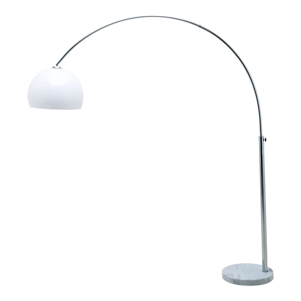 Oblouková stojací lampa do obývacího pokoje VISION