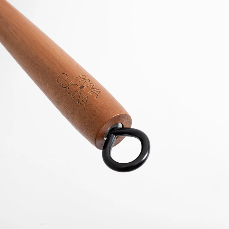 Černá litinová pánev wok FERRO 30 cm