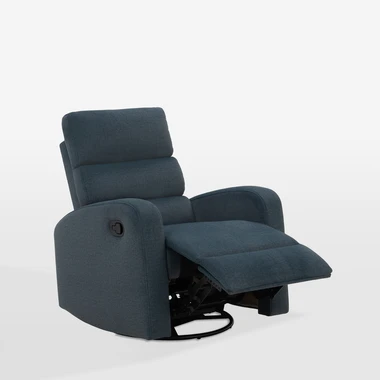 Zelené křeslo s relaxační funkcí SWELL