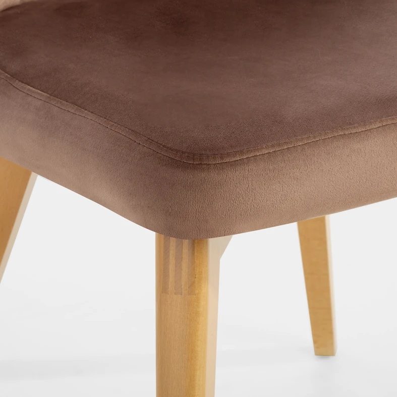 Hnědá čalouněná židle SIENNE