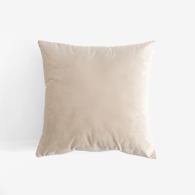 Povlak na polštář s vánočním motivem béžová CALIN 45x45 cm