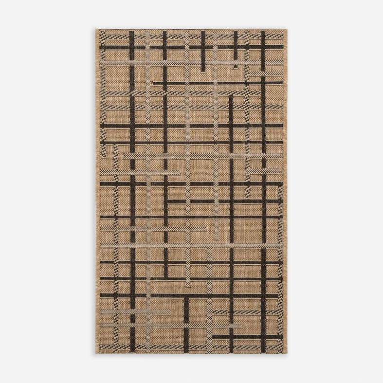 Koberec s mřížkou JUTA 40x60 cm, béžový