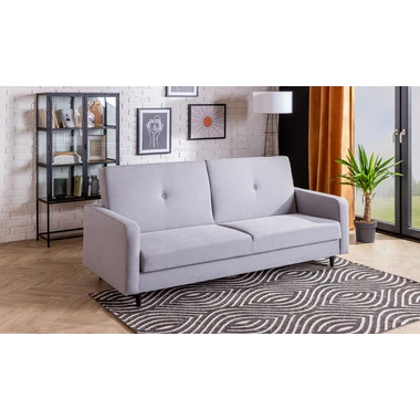 Rozkládací pohovka šedá NIKO