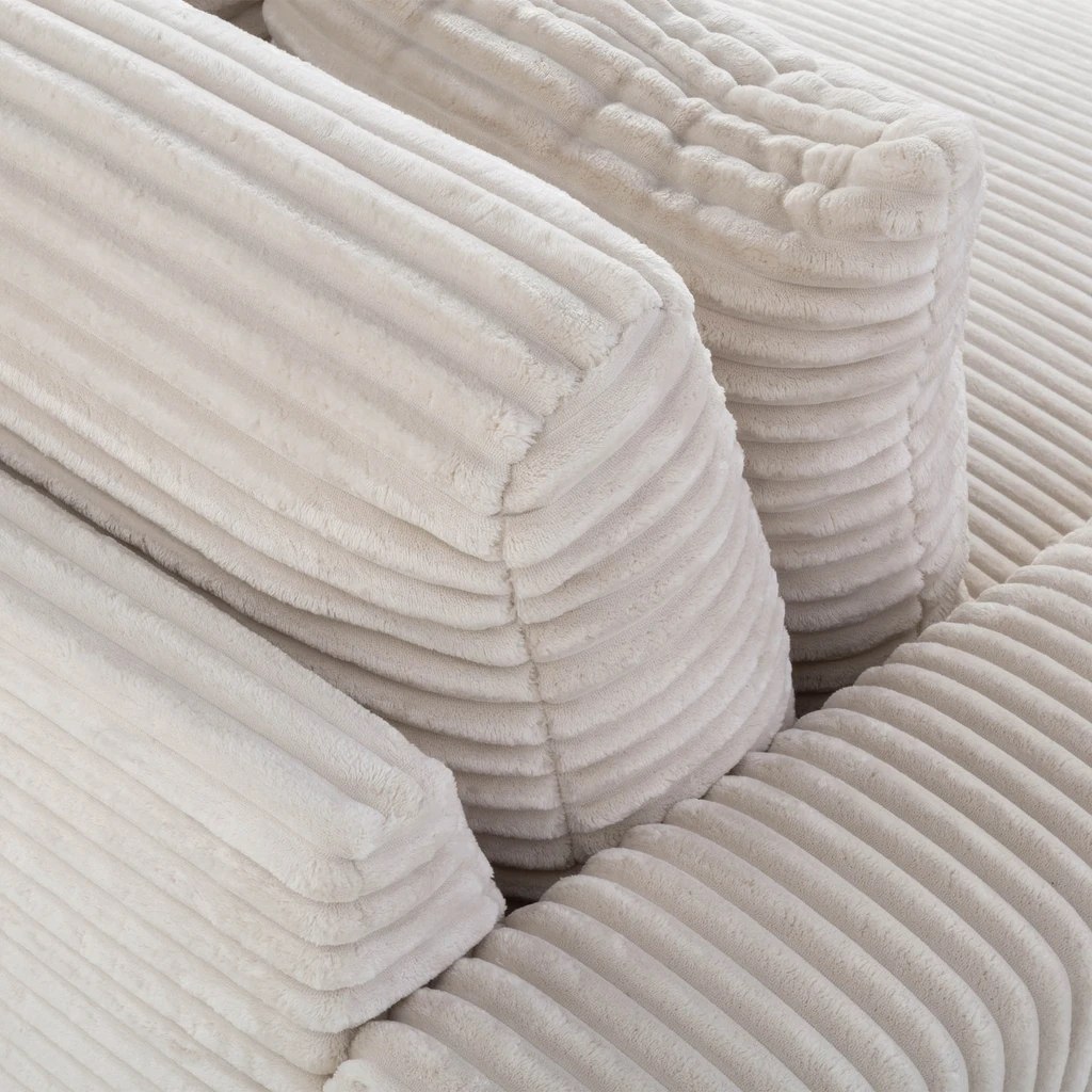 Křeslo loveseat krémové NOEMI