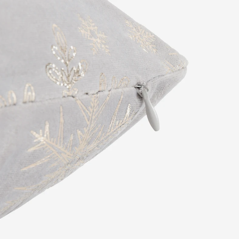 Dekorační polštář s hvězdičkami CELEBRI šedý 45x45 cm